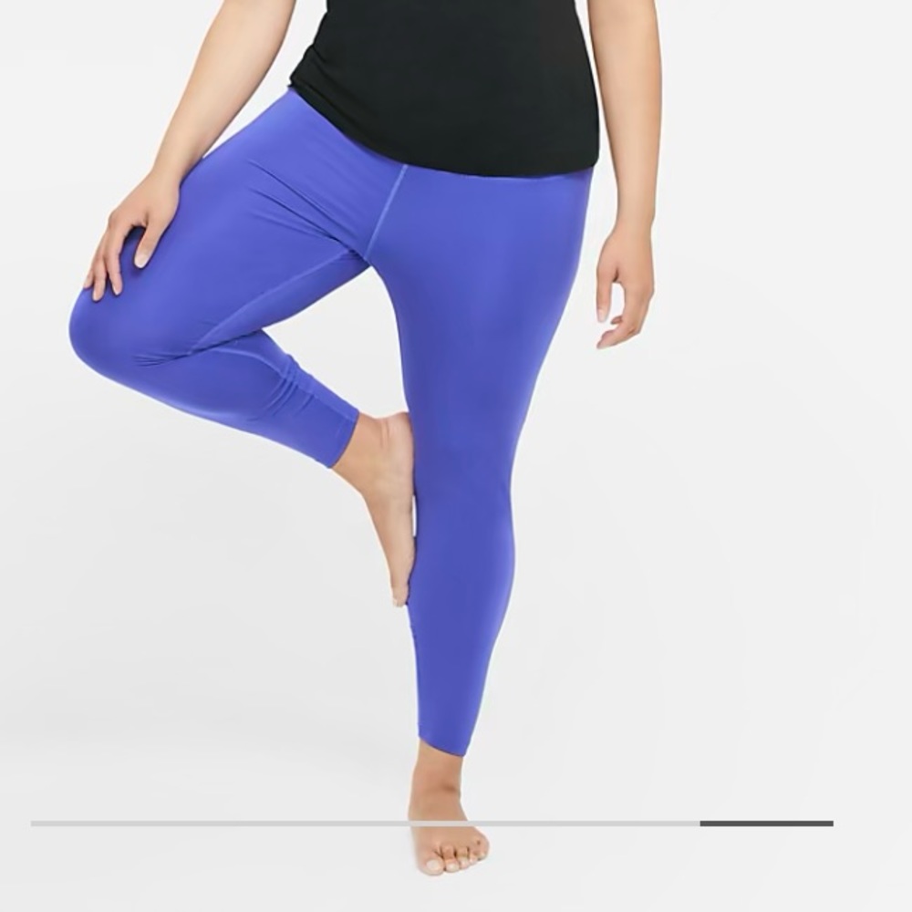 NWT Purple Nike Yoga 7/8 Leggings (Plus Size)